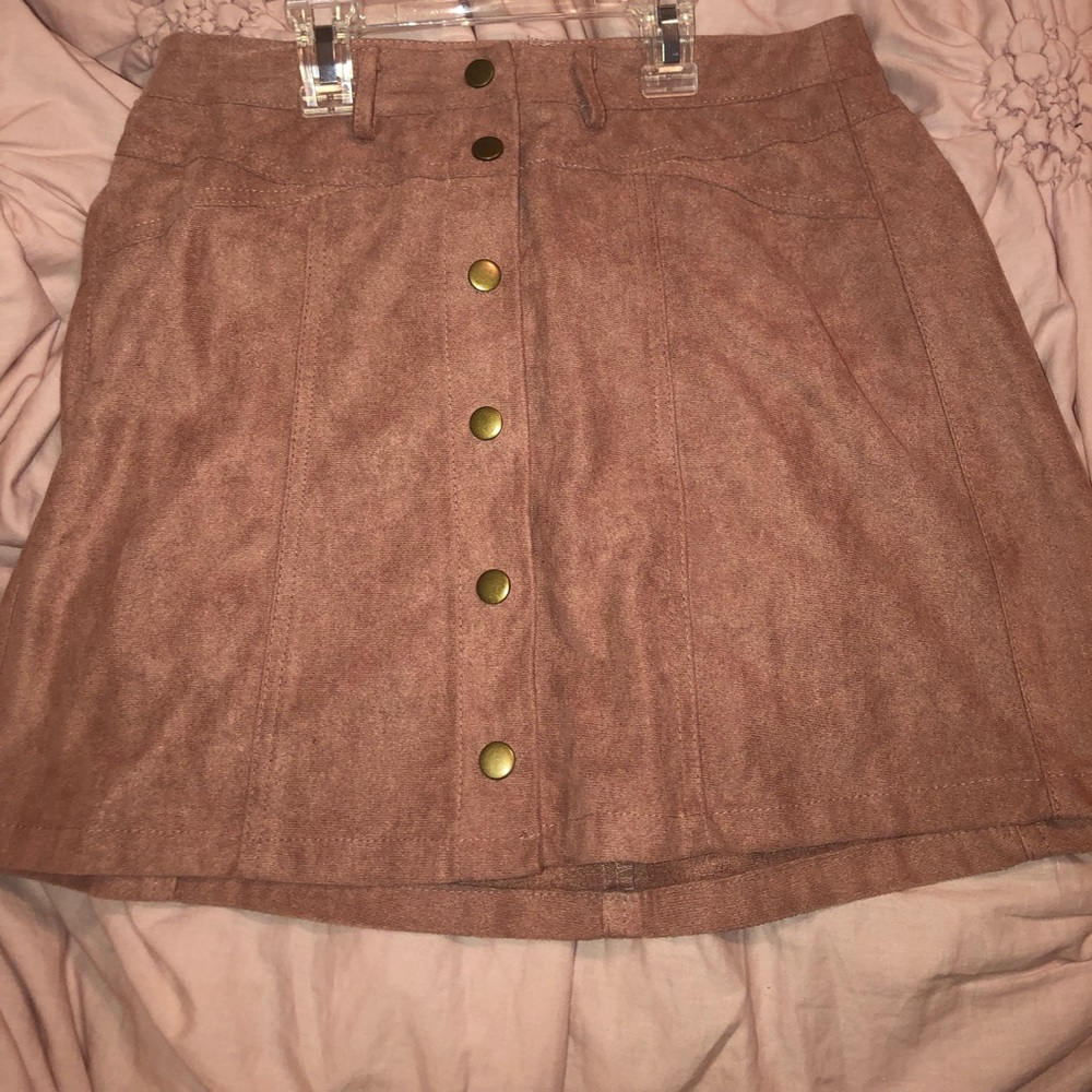 she&sky skirt-blush pink